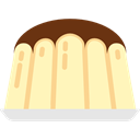 sweets, Dessert, sweet, food, Gelatine, Molded, pudding Moccasin icon