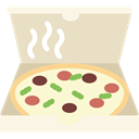 Box, Italian Food, Pizza, junk food, Fast food, Restaurants, Pizzas, food, Restaurant Wheat icon