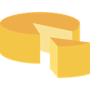 Healthy Food, Cheese, milk, Cheeses, food, piece SandyBrown icon