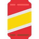 Can, soda, drink, food, sugar Crimson icon