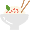 rice, Chinese Food, Japanese Food, Asian, Bowls, food Gainsboro icon