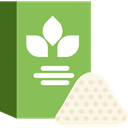 Supermarket, Wheat, Products, food, Cereals, Wheat Flour, Container, flour, Cereal, product YellowGreen icon