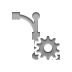 Gear, Bezier Gray icon