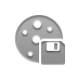 Diskette, cookie DarkGray icon