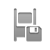 width, Diskette, match Icon