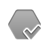 Polygon, checkmark DarkGray icon