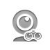Binoculars, Webcam Gray icon