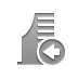 Company, Left Gray icon