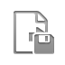 File, transfer, Diskette Icon