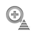 pyramid, zoom Gray icon