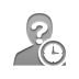 anonymous, Clock Gray icon
