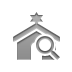 zoom, Synagogue Gray icon