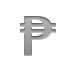 sign, Peso, Currency DarkGray icon