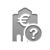 Bank, help, Euro Icon