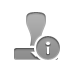 Info, Stamp Gray icon