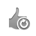 thumbsup, Reload, Hand DarkGray icon