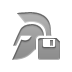 Diskette, trojan DarkGray icon
