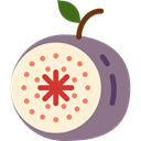 Fruit, vegan, healthy, vegetarian, food, Fig PapayaWhip icon