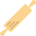 food, kitchenware, Kitchen Tools, Tools And Utensils, Kitchen Utensils, Rolling Pin Khaki icon