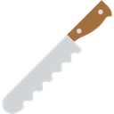 Bread, Cutting, food, Knife, Cut, Cooking, Cook Black icon