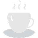 hot drink, cup, mug, coffee cup, tea, food, Tea Cup Gainsboro icon
