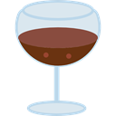 cup, wine, drinking, drink, glass, Wine Glass, food Black icon