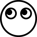 think, meditating, Questioning, Emoticon, interface, Thinking, meditation, Questions Black icon