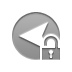 Lock, Left, arrowhead, open Icon