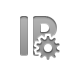 ip, Gear DarkGray icon