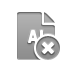 Format, File, Ai, Close DarkGray icon