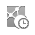software, network, Clock DarkGray icon