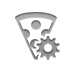 Pizza, Gear Icon