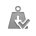 checkmark, weight Gray icon