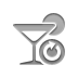 Reload, cocktail Gray icon
