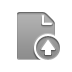 Up, document, document up DarkGray icon