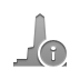 Monument, Info Gray icon
