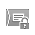 open, send, Lock, envelope DarkGray icon