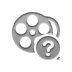 help, Reel, film Gray icon