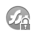 Lock, firework, open DarkGray icon