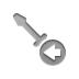 Screwdriver, Left, technical Gray icon