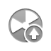 Ball, Beach, beach up, Up Gray icon