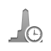 Clock, Monument Gray icon