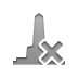 cross, Monument Gray icon