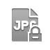 Format, jpg, File, Lock Gray icon