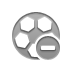 Football, delete, Ball Gray icon