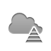pyramid, Cloud DarkGray icon