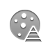 cookie, pyramid DarkGray icon