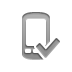 Mobile, checkmark Gray icon