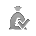 checkmark, pound, Money, Bag Gray icon