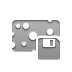 Diskette, sponge DarkGray icon